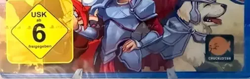 Wargroove, the USK square on its front