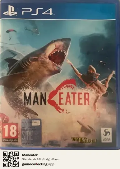 Maneater PlayStation 4, Italy box front