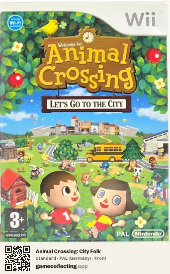 Animal Crossing: City Folk Nintendo Wii, Germany box front