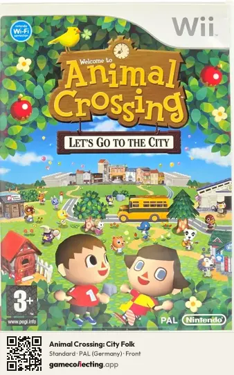 Animal Crossing: City Folk Nintendo Wii, Germany box front