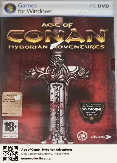 Age of Conan: Hyborian Adventures Computer, Italy box front