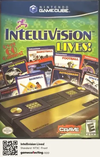 Intellivision Lives! Nintendo GameCube, NTSC box front