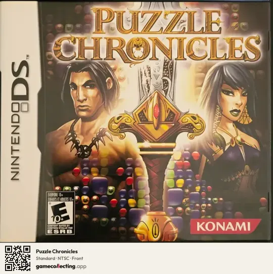 Puzzle Chronicles Nintendo DS, NTSC box front