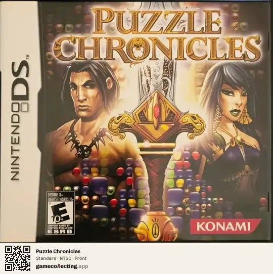 Puzzle Chronicles Nintendo DS, NTSC box front