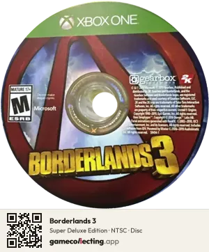 Borderlands 3 Xbox One, NTSC disc
