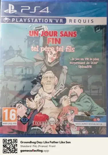 Groundhog Day: Like Father Like Son PlayStation 4, France box front