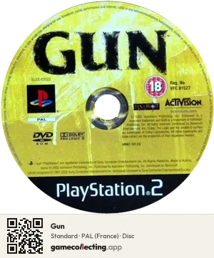 Gun PlayStation 2, PAL disc