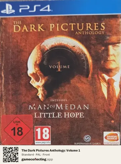 The Dark Pictures Anthology: Volume 1 PlayStation 4, PAL box front
