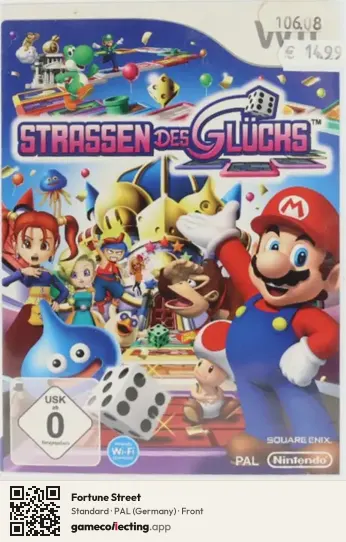 Fortune Street Nintendo Wii, Germany box front