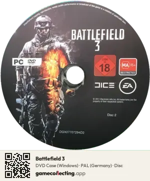 Battlefield 3 Computer, PAL disc