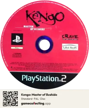 Kengo: Master of Bushido PlayStation 2, PAL disc