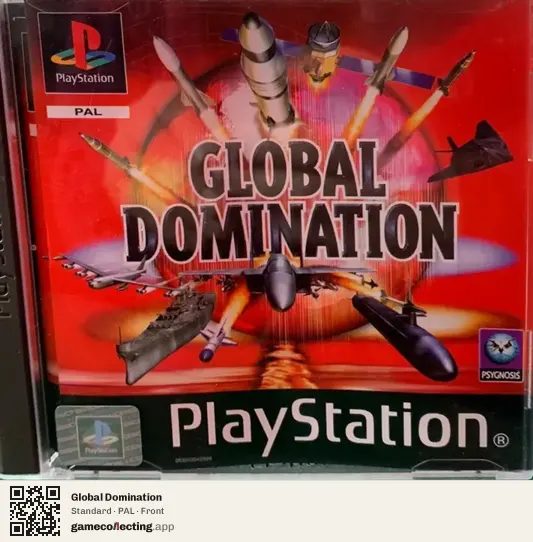 Global Domination PlayStation, PAL box front