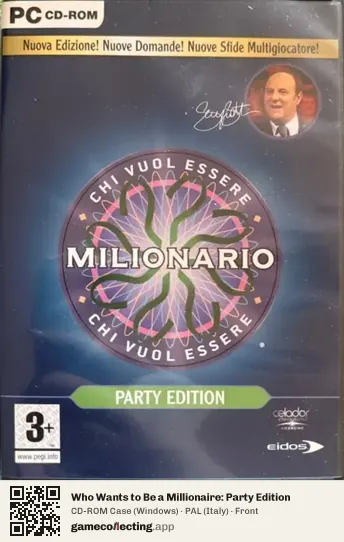Who Wants to Be a Millionaire: Party Edition Computer, Italy box front