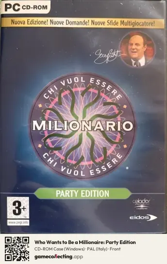 Who Wants to Be a Millionaire: Party Edition Computer, Italy box front
