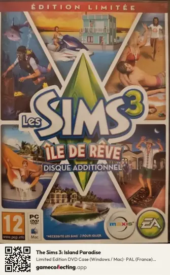 The Sims 3: Island Paradise Computer, France box front