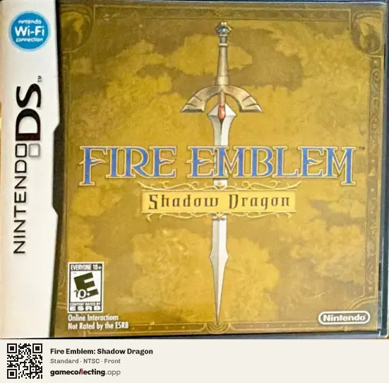 Fire Emblem: Shadow Dragon Nintendo DS, NTSC box front