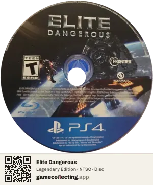 Elite Dangerous PlayStation 4, NTSC disc