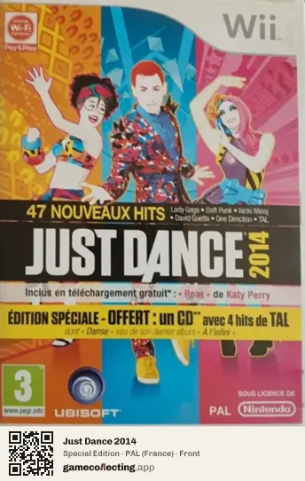 Just Dance 2014 Nintendo Wii, France box front