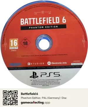 Battlefield 6 PlayStation 5, PAL disc
