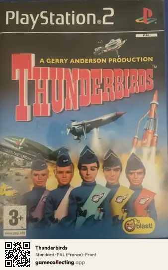 Thunderbirds PlayStation 2, France box front