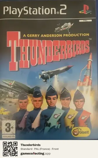 Thunderbirds PlayStation 2, France box front