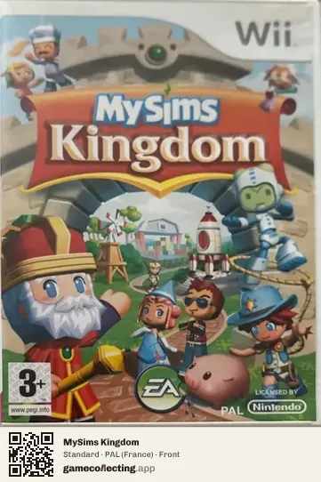 MySims Kingdom Nintendo Wii, France box front