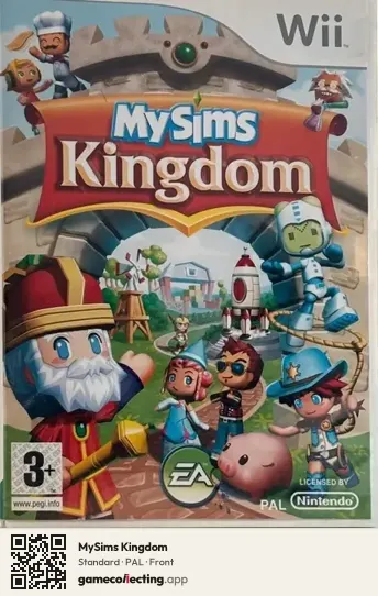 MySims Kingdom Nintendo Wii, PAL box front