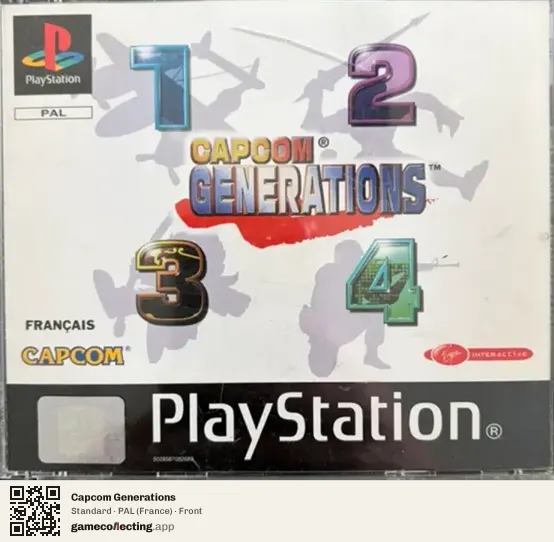 Capcom Generations PlayStation, France box front