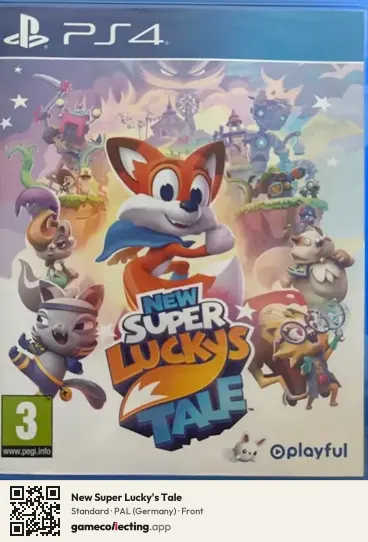 New Super Lucky's Tale PlayStation 4, Germany box front
