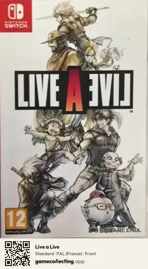 Live a Live Nintendo Switch, France box front