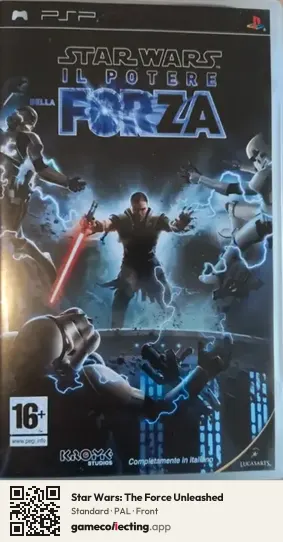 Star Wars: The Force Unleashed PlayStation Portable, PAL box front