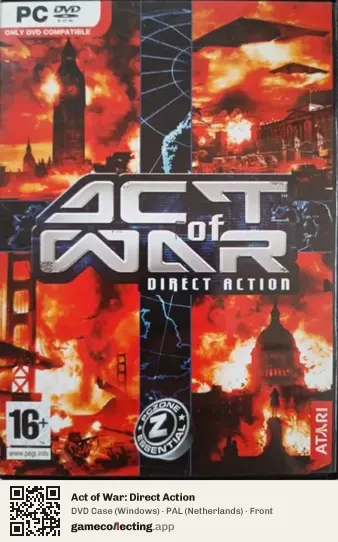 Act of War: Direct Action Computer, Netherlands box front