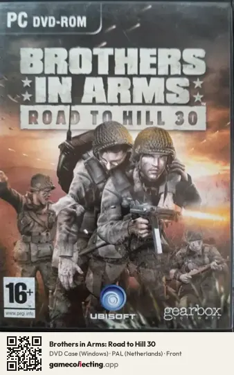 Brothers in Arms: Road to Hill 30 Computer, Netherlands box front