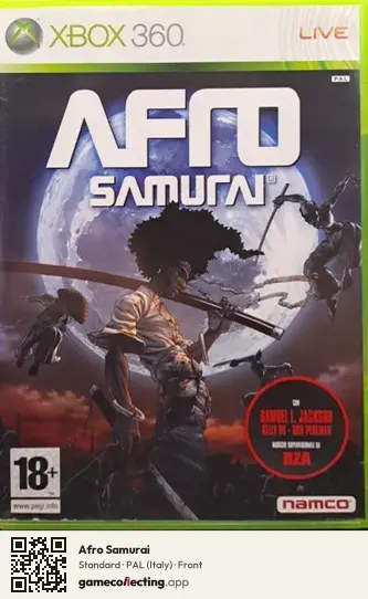 Afro Samurai Xbox 360, Italy box front