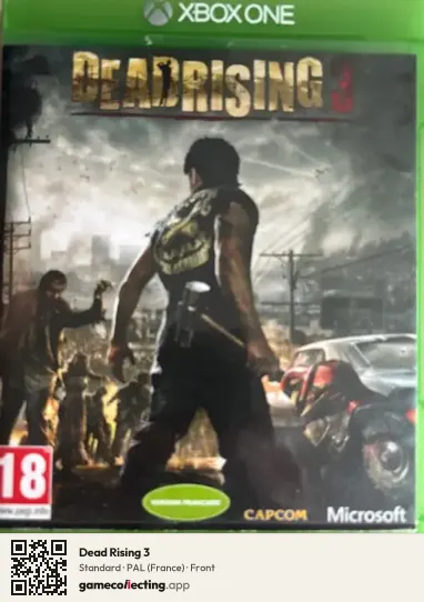 Dead Rising 3 Xbox One, France box front