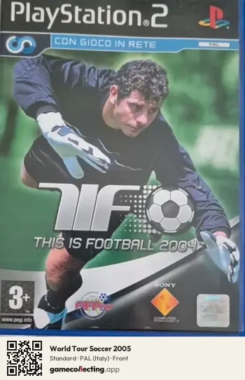 World Tour Soccer 2005 PlayStation 2, Italy box front