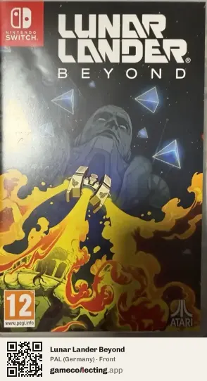 Lunar Lander Beyond Nintendo Switch, Germany box front