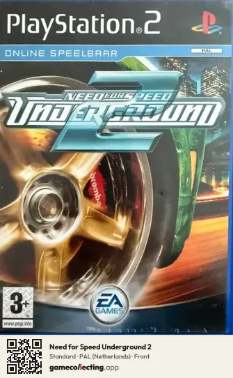 Need for Speed Underground 2 PlayStation 2, Netherlands box front