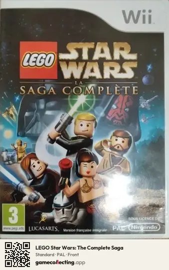 LEGO Star Wars: The Complete Saga Nintendo Wii, PAL box front