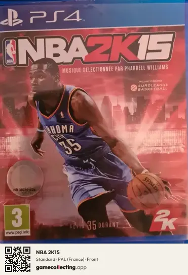 NBA 2K15 PlayStation 4, France box front