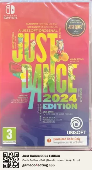 Just Dance 2024 Edition Nintendo Switch, Nordic countries box front