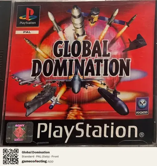 Global Domination PlayStation, Italy box front