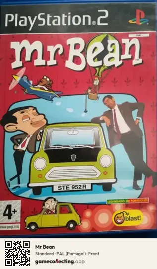 Mr Bean PlayStation 2, Portugal box front