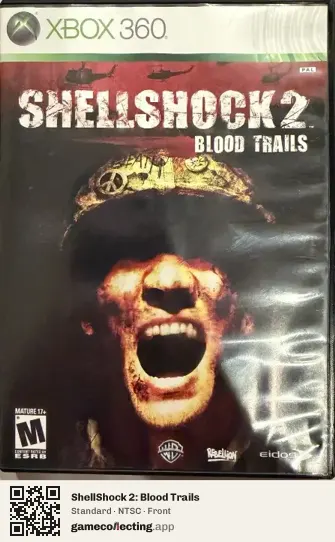 ShellShock 2: Blood Trails Xbox 360, NTSC box front