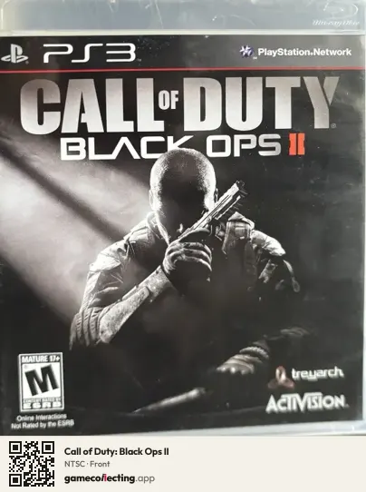 Call of Duty: Black Ops II PlayStation 3, NTSC box front