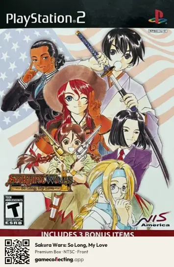 Sakura Wars: So Long, My Love PlayStation 2, NTSC box front
