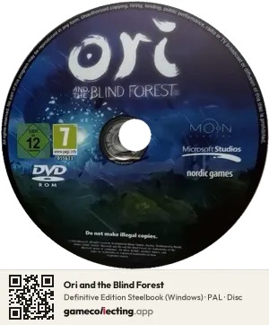 Ori and the Blind Forest Computer, PAL disc