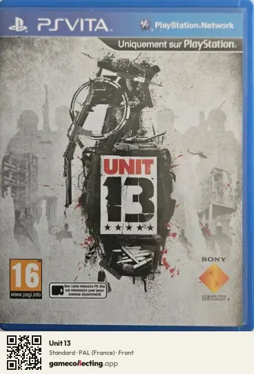 Unit 13 PlayStation Vita, France box front
