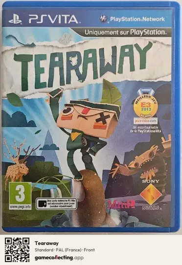 Tearaway PlayStation Vita, France box front