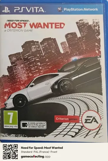Need for Speed: Most Wanted PlayStation Vita, France box front